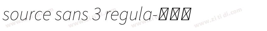 source sans 3 regula字体转换 source sans 3 regula字体转换